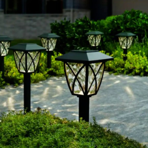 6-Pack LED Solar Lights for Sidewalk Pathway Steps Dock Outdoor - Picture 5 of 5